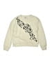 Lands' End Animal Print Ivory Sweatshirt Size M (youth) - photo 1
