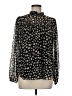 Ann Taylor LOFT 100% Polyester Black Long Sleeve Blouse Size M - photo 1