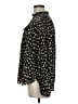 Ann Taylor LOFT 100% Polyester Black Long Sleeve Blouse Size M - photo 5