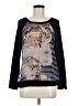 Bobeau 100% Polyester Black Long Sleeve T-Shirt Size M - photo 1