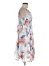 Torrid 100% Polyester Floral Blue Casual Dress Size Med Plus (00) - photo 4