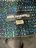 Karl Lagerfeld Paris Tweed Blue Blazer Size 14 - photo 6