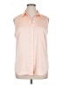 Ann Taylor 100% Polyester Pink Sleeveless Blouse Size XL - photo 1