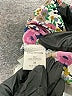 Sienna Sky 100% Polyester Floral Purple Short Sleeve Blouse Size M - photo 8