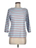 J. McLaughlin Blue 3/4 Sleeve Top Size M - photo 1