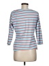 J. McLaughlin Blue 3/4 Sleeve Top Size M - photo 2