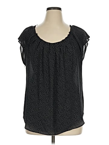 Lauren Conrad Short Sleeve Blouse (view 1)