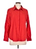 Basic Editions Red Long Sleeve Button-Down Shirt Size L - photo 1