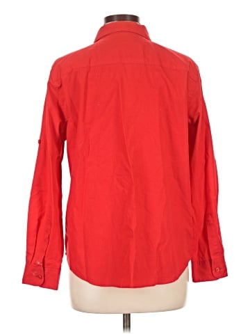 Basic Editions Long Sleeve Button-Down Shirt (view 2)