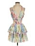Shein 100% Polyester Print Blue Cocktail Dress Size XS - photo 1