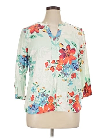 Van Heusen 3/4 Sleeve Blouse (view 1)