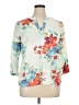 Van Heusen Floral Ivory 3/4 Sleeve Blouse Size XL - photo 1