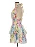 Shein 100% Polyester Print Blue Cocktail Dress Size XS - photo 5