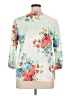 Van Heusen Floral Ivory 3/4 Sleeve Blouse Size XL - photo 2