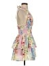 Shein 100% Polyester Print Blue Cocktail Dress Size XS - photo 4