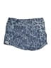Exclusive for Intermix 100% Silk Animal Print Blue Shorts Size 6 - photo 2