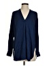 Vince. Blue 3/4 Sleeve Silk Top Size S - photo 1