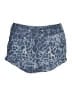 Exclusive for Intermix 100% Silk Animal Print Blue Shorts Size 6 - photo 1