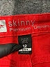 Mossimo Color Block Red Jeans Size 12 - photo 7
