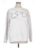 KIRKLAND Signature Graphic Silver Sweatshirt Size XL - photo 1