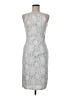 Topshop 100% Polyester Gray Cocktail Dress Size 8 - photo 1