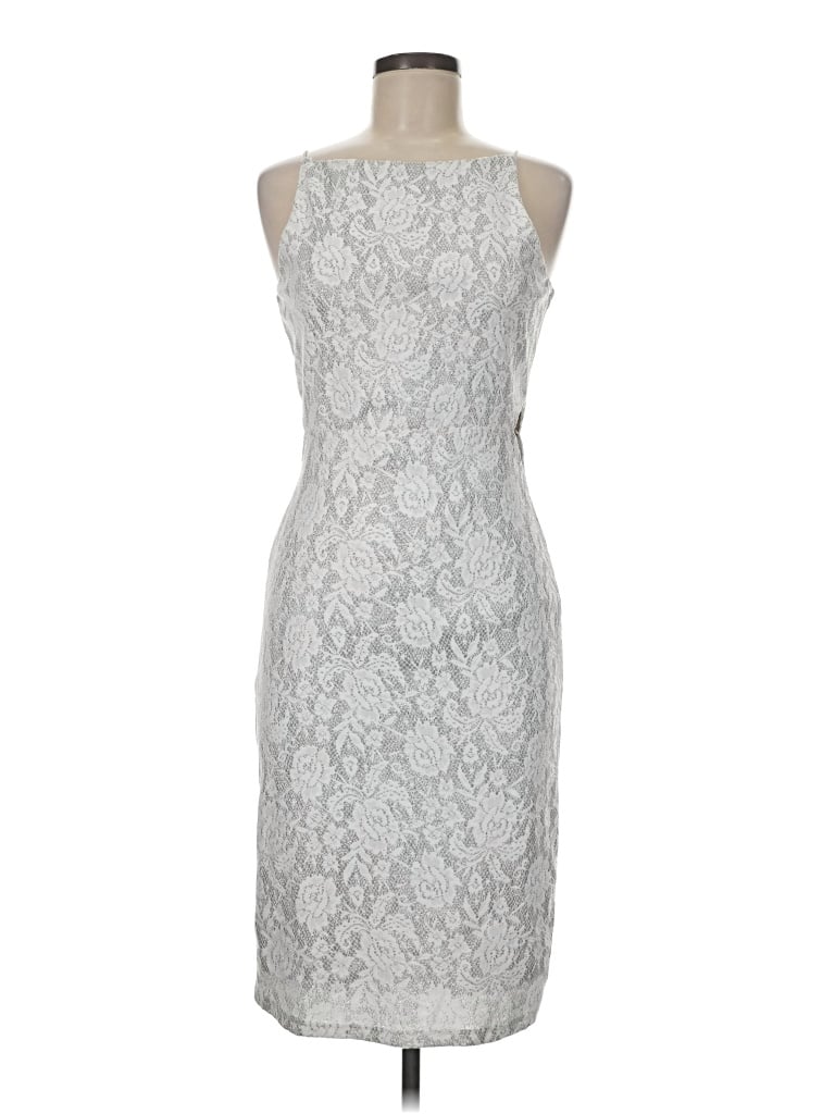 Pre-owned Topshop Cocktail Dress In Gray