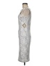 Topshop 100% Polyester Gray Cocktail Dress Size 8 - photo 5