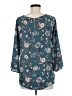 Papermoon 100% Polyester Teal 3/4 Sleeve Blouse Size M - photo 2