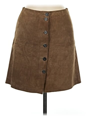 Banana Republic Leather Skirt (view 1)