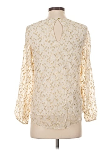 Sail to Sable Long Sleeve Silk Top (view 2)