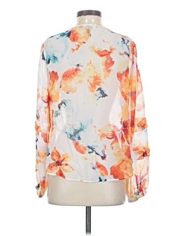White House Black Market Long Sleeve Blouse (view 2)