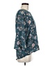 Papermoon 100% Polyester Teal 3/4 Sleeve Blouse Size M - photo 4