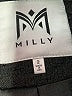 Milly 100% Cotton Black Coat Size 2 - photo 6