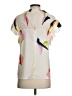 THML 100% Polyester Ivory Short Sleeve Blouse Size S - photo 2