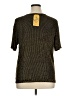 Impressions Metallic Brown Short Sleeve Top Size XL (estimated) - photo 2