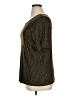 Impressions Metallic Brown Short Sleeve Top Size XL (estimated) - photo 5