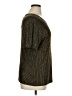 Impressions Metallic Brown Short Sleeve Top Size XL (estimated) - photo 4