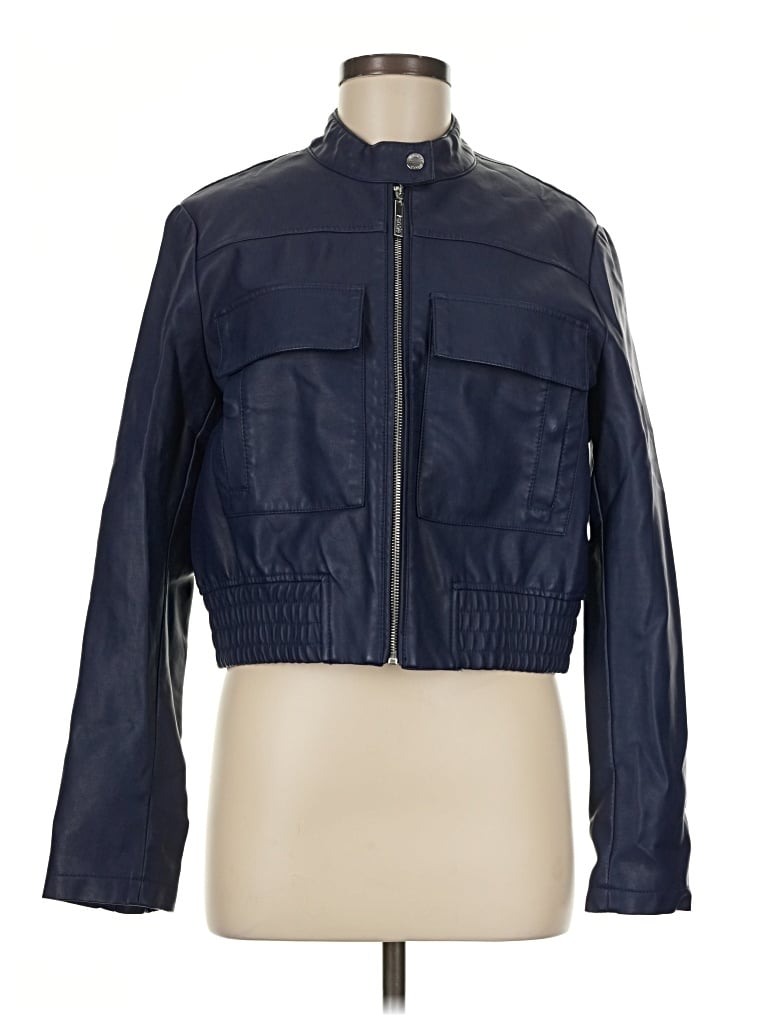 Pre-owned Kensie Jacket In Blue