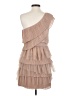 BCBGMAXAZRIA 100% Polyester Tan Cocktail Dress Size XXS - photo 2