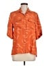 Equipment 100% Viscose Orange 3/4 Sleeve Button-Down Shirt Size M - photo 1