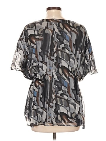 Sundance Short Sleeve Silk Top (view 2)