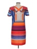 ECI Graphic Orange Casual Dress Size M - photo 2