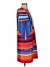 ECI Graphic Orange Casual Dress Size M - photo 4