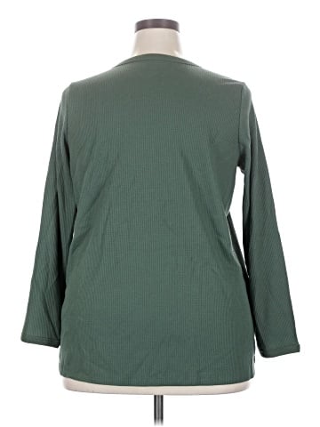 Woman Within 3/4 Sleeve T-Shirt (view 2)