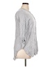 Joan Vass 100% Rayon Gray 3/4 Sleeve Button-Down Shirt Size XL - photo 4