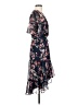 Calvin Klein 100% Polyester Floral Blue Cocktail Dress Size 4 - photo 4
