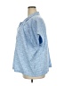 Blair 100% Cotton Stars Blue Short Sleeve Blouse Size 3XL - photo 5