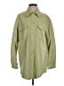 Wilfred 100% Recycled Polyester Solid Green Long Sleeve Button-Down Shirt Size S - photo 1