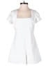 Le Lis Solid White Romper Size S - photo 1