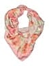 Unbranded 100% Silk Floral Pink Silk Scarf One size - photo 1